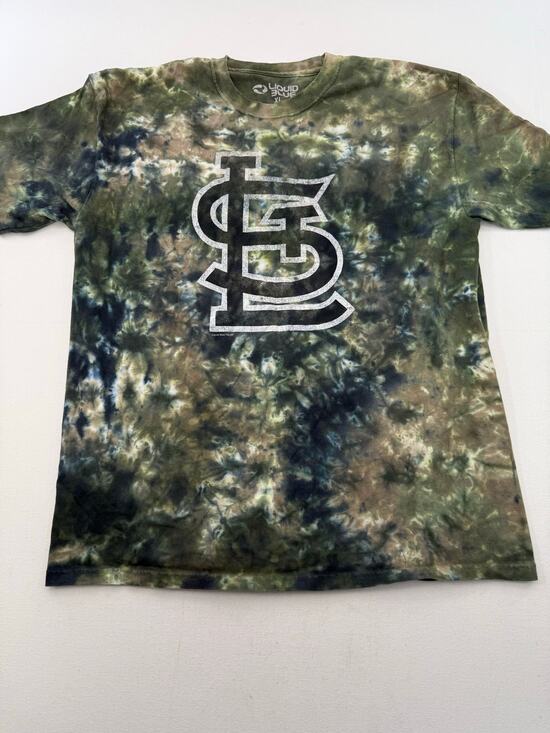 Liquid Blue Other - Liquid Blue St. Louis Cardinals Tie Dye Camo T-Shirt MLB Logo 100% Cotton XL
